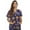 Celestial, variant on Women's Scrub Tops (Multi Colored Owls, 3X)