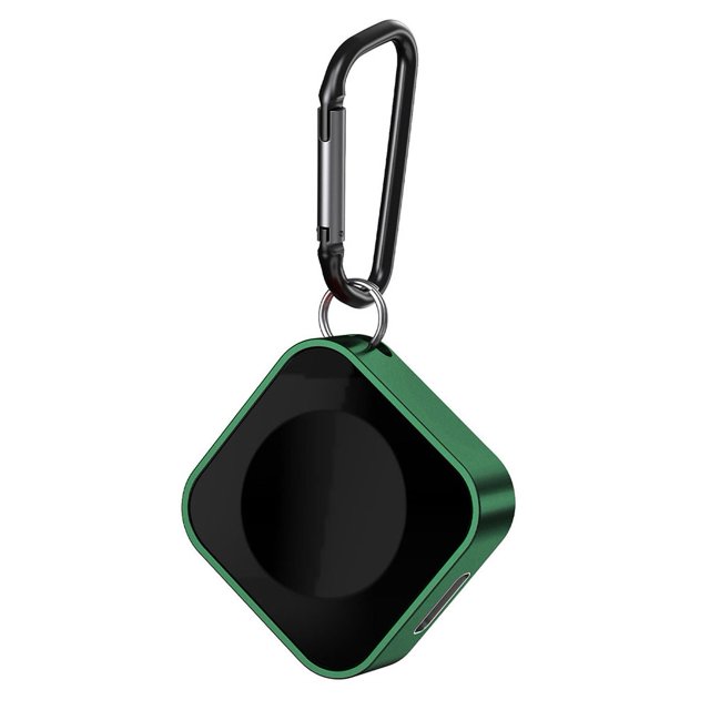 Cargador inalámbrico magnético 2 en 1 con llavero para reloj Serie 1-7, portátil