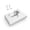 Silver, variant on Tailgate Stopper Limiter Decorative Cover Car Interior Accessories