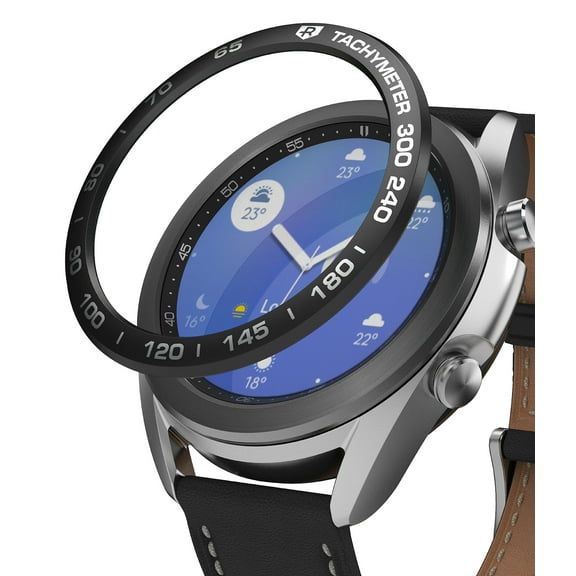 Ringke Bezel Styling for Galaxy Watch 3 Case, Galaxy Watch 3 41mm Cover - Black [41-10]