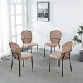 thumbnail image 3 of MAYEERTY Modern Sennit Chair Set of 4 Dining Coffee Chair, 3 of 12