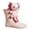 015#-Pink, variant on 3D Knit Cat Socks, Animal Socks Hand Crocheted, Breathable Comfort Novelty Sock