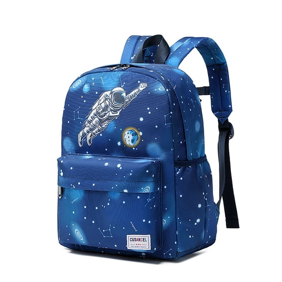 Astronaut Themed Backpack Lightweight Large Capacity School Bookbag Travel Daypack for Elementary Students Back to School Supplies