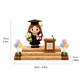 thumbnail image 2 of 3D Beaded Graduation Figurine Kit, DIY Bead Craft Set, ,Beginner-Friendly with Full Materials & Instructions,Handmade Keepsake & Desk Decor for Graduation Party, Graduation Gifts & Collectibles(A), 2 of 6