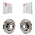 thumbnail image 1 of CMX Front Disc Brake Rotors Pair for Car 2014-2020 Fiat 500L K8-100254, 1 of 8