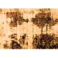 thumbnail image 1 of Ahgly Company Indoor Rectangle Abstract Orange Modern Area Rugs, 3' x 5', 1 of 4