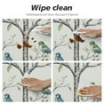 thumbnail image 4 of JEUXUS Tree Branch Round Table cover Fitted Table Cover,Elastic Tablecloths Waterproof Outdoor Indoor Stretch Cloth Tablecover for Dinner,Party,Shower,Forest Winter Birds Abstract Leaves Watercolor, 4 of 7