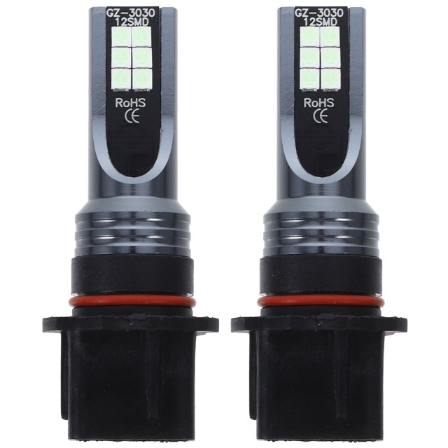 EeaseCA 1 Pair Bright Ice Blue LED Working Light Bulbs P13W Car Fog Driving Lamps