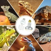 ECOSUB 100W Reptile Heat Lamp Bulb, and 26W UVB 10.0 Reptile Spiral Compact Light, Combo Pack