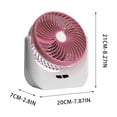 thumbnail image 2 of EGNMCR Tools&Home Improvement Fan High Wind Power Portable USB Charging Desktop With Light a fan, 2 of 6
