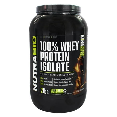 nutrabio isolate whey protein chocolate lbs dutch