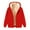 Red, variant on TKLPEHG Fleece Jackets for Women Full-Zip Fleece Hooded Sweatshirt Coats Long Sleeve Thermal Winter Warm Outerwear Coats (Beige,L)