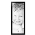 thumbnail image 2 of ArtToFrames 8" x 20" Satin Black Short Picture Frame, 8x20 inch Black Wood Poster Frame (WOM-1416), 3 Pack, 2 of 7