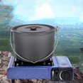 thumbnail image 3 of 8L Outdoor Camping Cooking Hanging Pot 4-6 Persons Picnic Barbecue Hanger Pot, 3 of 11