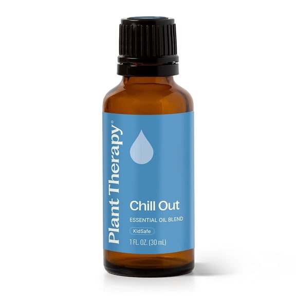 Plant Therapy Chill Out Essential Oil Blend for Stress & Calming Relief 100% Pure, Undiluted, Natural Aromatherapy 30 mL (1 oz)