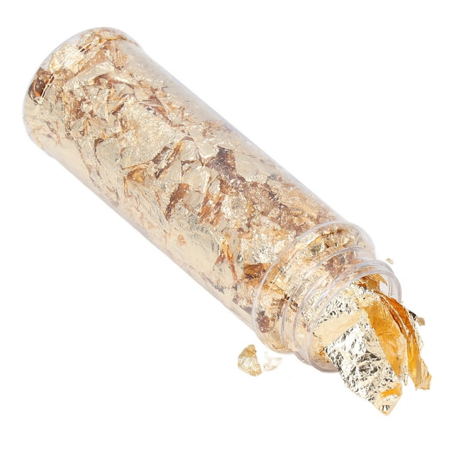Hoja de oro multiusos, accesorios para hacer artesanías de resina, decoración del hogar, lámina de oro chapada en oro brillante