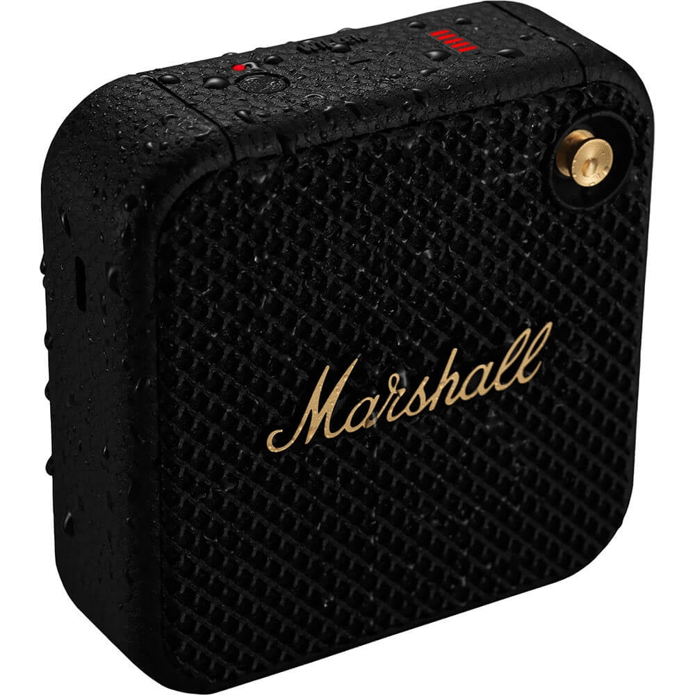 Marshall Willen BT Portable Speaker Black Brass Waterproof