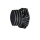 thumbnail image 4 of Gorro de Chef alto de 2 piezas, gorro de camarero con cordón elástico, gorros de cocinero profesionales, uniforme de trabajo multifuncional Herramientas y accesorios para hornear tiras blancas negras Injueey HA012082-05, 4 of 6