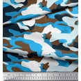 thumbnail image 2 of Soimoi Poly Georgette Fabric Two Tone With White Camouflage Print Sewing Fabric Yard 42 Inch Wide, 2 of 3