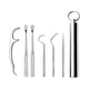thumbnail image 2 of Fiudx Palillos de Dientes de Acero Inoxidable, Juego de Herramientas de Limpieza Portátiles, Palillos de Metal Duraderos, Equipo para Acampar y Hacer Senderismo, Cuidado Bucal Diario, Impregnable par, 2 of 7