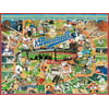 Baseball History - 1000 Piece Jigsaw Puzzle, If youve been looking for a baseball jigsaw puzzle for yourself or for your favorite baseball fan,.., By White Mountain Puzzles