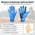 thumbnail image 4 of Sun Will Ice Silk Gloves Compression Sun Protection Non-Slip Gloves Blue S-XL, 4 of 8
