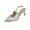 Beige, variant on Women's Bow - Accent Loafers - Comfortable Slip - On Flats, Trendy Casual Walking Shoes, Stylish Metal Decoration Footwear, Supportive Orthopedic Moccasins