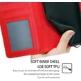 thumbnail image 3 of for Motorola Moto G Play 2023 Wallet Case, Premium Leather Case Cover [Card Slots] [Kickstand] Flip Case for Moto G Play (Red), 3 of 14