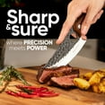 Matsato Chef Knife Perfect Kitchen Knife. Japanese Knife For Cooking Matsato®| Perfect Kitchen Knife & Premium Leather Sheath. Japanese Chef
