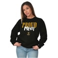 thumbnail image 3 of US Army Proud Mom Military Logo Women Crewneck Sweatshirt Brisco Brands S, 3 of 6