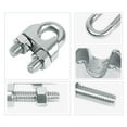 thumbnail image 3 of 20 Pieces M5 Steel Cable Tie 304 Stainless Steel Cable Tie U Bolt Wire Cable Clip for 5mm Steel Wire Rope Rope, 3 of 5