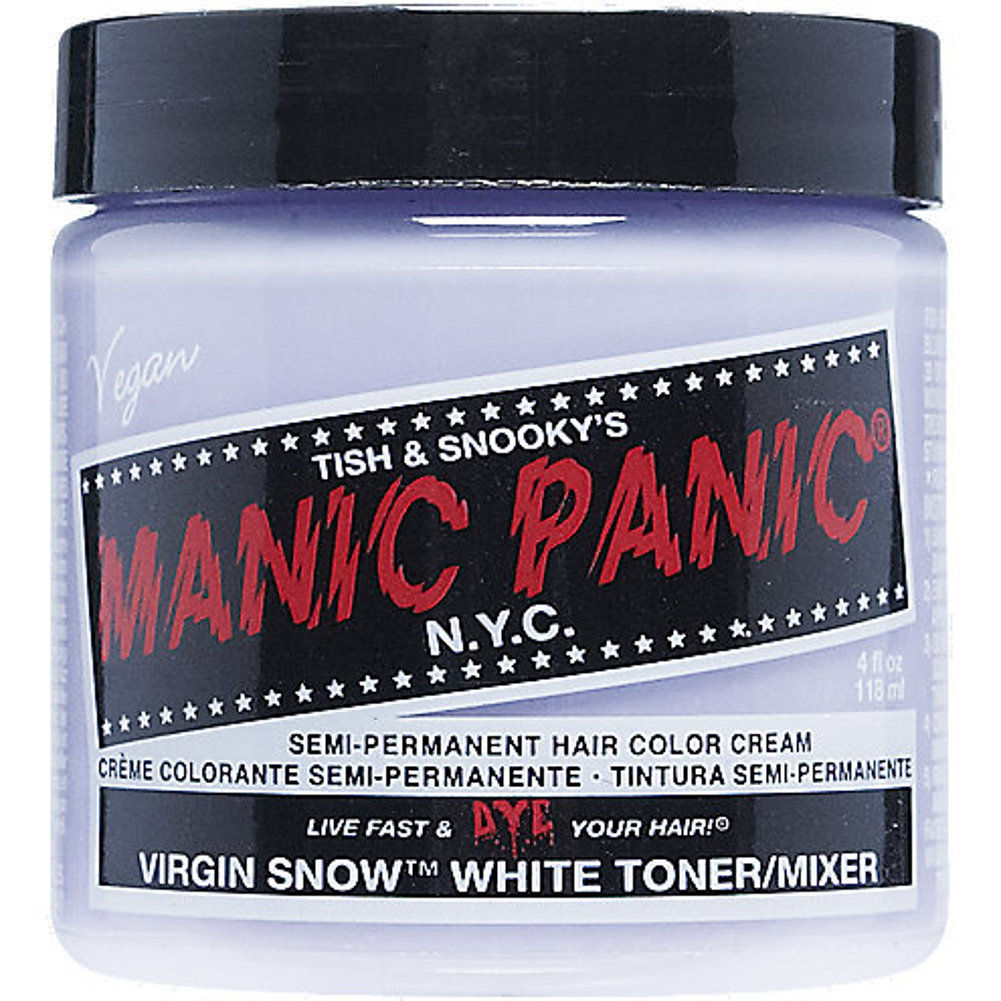 Manic Panic Semi-Permanent Hair Color Cream Virgin Snow 4 oz - image 2 of 2