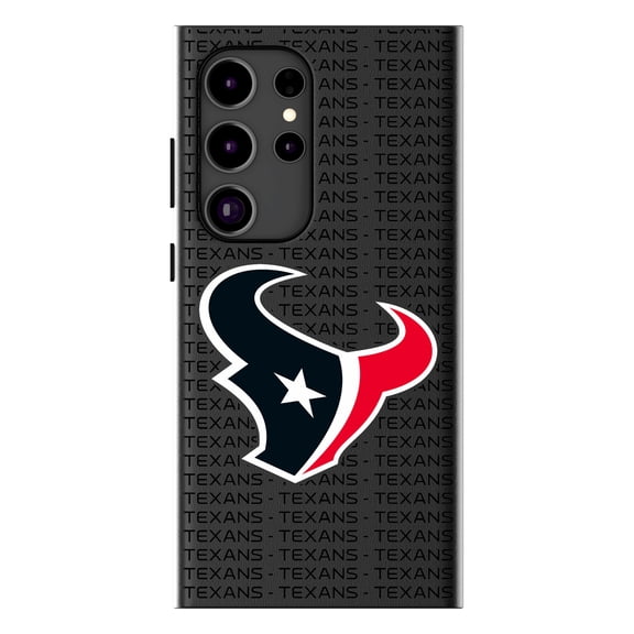 Keyscaper Houston Texans Text Backdrop Galaxy Magnetic Bump Case