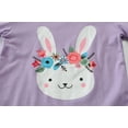 thumbnail image 4 of FEDPOP Girl Rabbit Pajamas Easter Sleepwear Girls Pjs Short Set 7T, 4 of 8