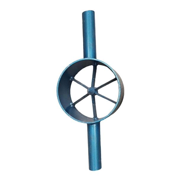 Divisor de bambú, separador de tubos de bambú, herramienta para dividir bambú en el lugar de trabajo. Azul 6 cortes