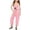 Pink, variant on XINXIAOO Girl's Rompers Sleeveless Jumpsuits Loose Long Jumpsuit with Pockets 13-14 Years Girls Clothes