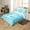 Blue, variant on Erosebridal Initial F Letter Comforter Cover Twin, Princess Bow Duvet Cover Twin, Purple Monogrammed Reversible Bedding Twin Size, Microfiber Room Decor, 2pcs(No Comforter)