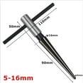 thumbnail image 5 of Round Shank 5-16mm Cone Reamer 3-13mm Woodworking Board Chamfer Opening and Expanding Hole Woodworking Tools, 5 of 8