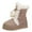 Khaki, variant on Snow Boots for Women,Women's Slip On Winter Snow Boots Warm & Insulated Fur Lining Comfortable Fashion Booties