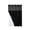 Black, variant on Waffle Weave Double Layer Shower Curtain, Waterproof Polyester Fabric Bathroom Curtain with Detachable Liner & Metal Grommets, No Hook Installation, Quick-Dry, Machine Washable, 72 x 36 Inches