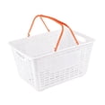 thumbnail image 1 of GROWTH TANK Panier d'Achats Panier d'Épicerie Ergonomique Polyvalent Robuste Paniers de Rangement avec Poignée pour Jouets Fruits Cosmétiques Garde-Robe Garage Orange, 1 of 8