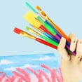 thumbnail image 2 of 12pcs Pinceles Pinceles Bristle Arte Cepillo Arte Dibujo Pen Pintura Pintura Pincel, 2 of 6