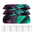thumbnail image 2 of 3 Pcs Soft Bedding Set, Includes 1 Duvet Cover with Zipper And 2 Pillow Shams,Alaskan Aurora Aurora Borealis Northern Lights Queen(90"×90"), 2 of 8