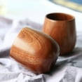thumbnail image 7 of Nordic Wooden Belly Cup Wine Glasses Home Office Water Tea Drinking Cups, 7 of 7