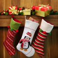 thumbnail image 5 of Calcetines Decorativos Navideños con Diseño de Muñeco de Nieve para Ancianos, Calcetines Blancos para Regalo, Decoración Colgante para Chimenea Del Hogar., 5 of 5