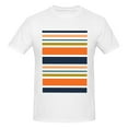 thumbnail image 4 of Bingfone Colorful Pastel Stripes Men'S Loose Fit Short-Sleeve Pocket T-Shirt, 4 of 7
