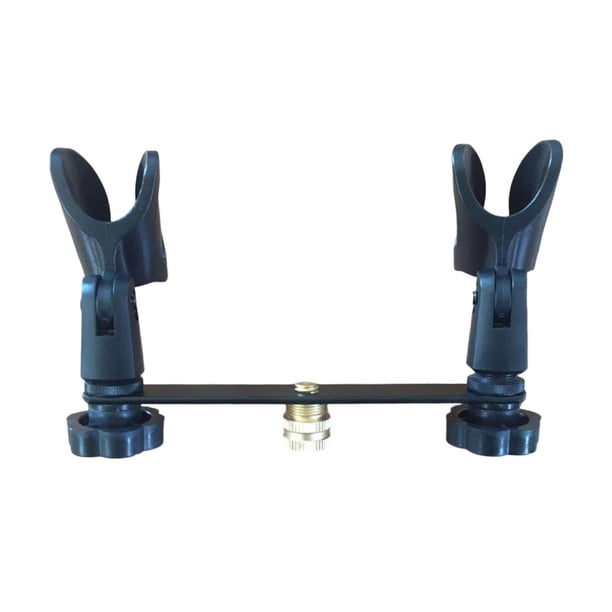 Clips en Forma de S con ángulo Ajustable, Negros, Antideslizantes, Ahorradores de Espacio con Adaptador de Tornillo, Soporte de Abrazadera para Soport