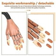 thumbnail image 2 of Manucure Pratique Main Flexible Réutilisable Main Modèle Doigt Pliable avec Bouts d'Ongle Modèle d'Entraînement Réglable Mains Nail Art Main, 2 of 5