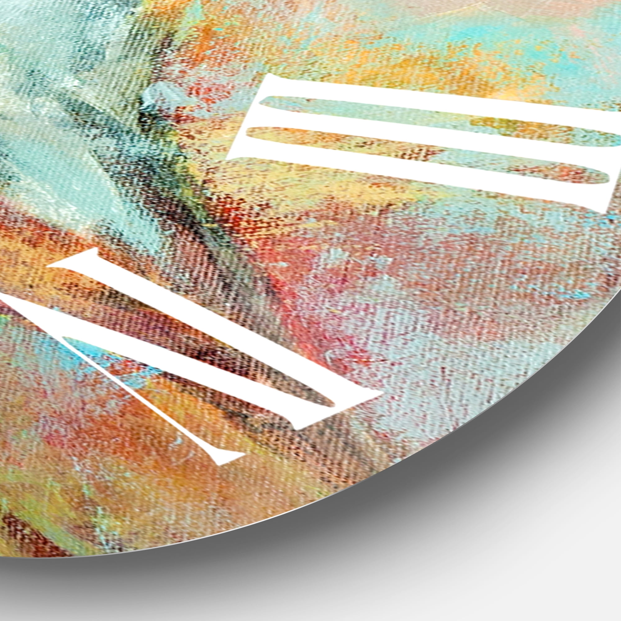 Designart 1 in Quartz Coastal Wall Clock