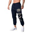 thumbnail image 7 of Youngla Pants Men's Sweatpants Letter Print Pants Active Athletic Cotton Casual Pants Running Workout Gym Pants Size M, 7 of 7